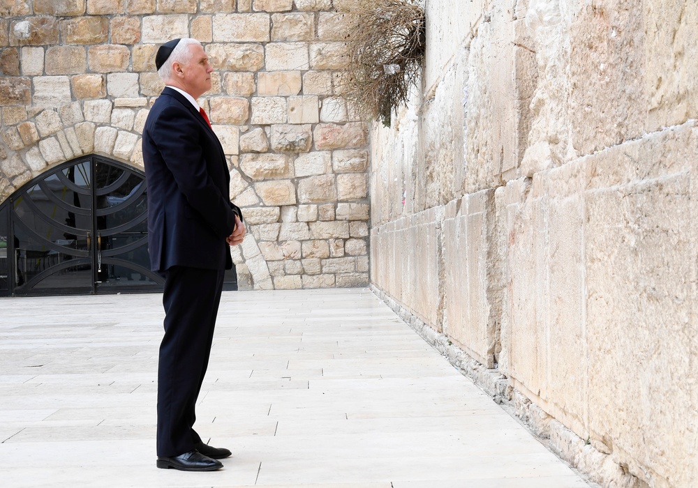 Vice President Mike Pence visits Western Wall