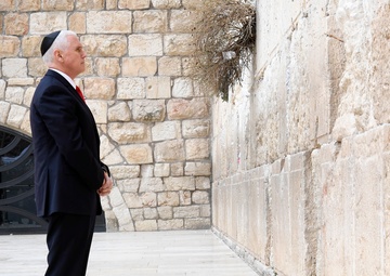 Vice President Mike Pence visits Western Wall