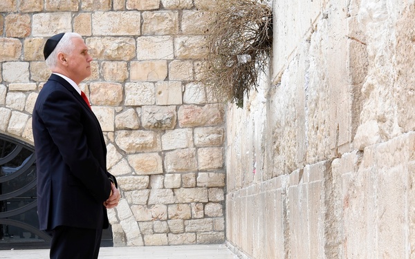 Vice President Mike Pence visits Western Wall