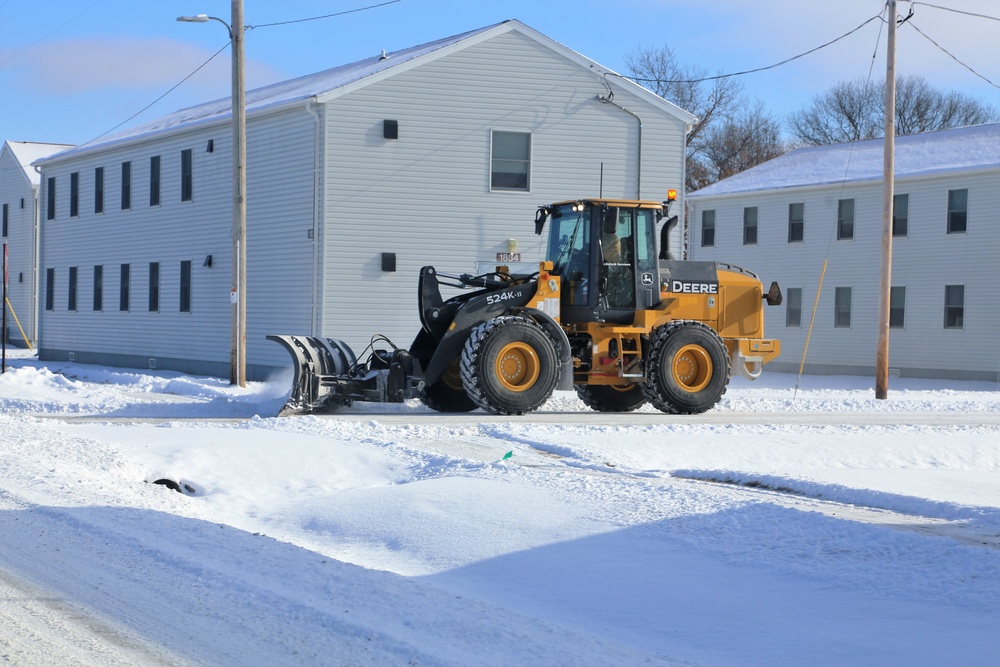 Snow Storm Cleanup at Fort McCoy