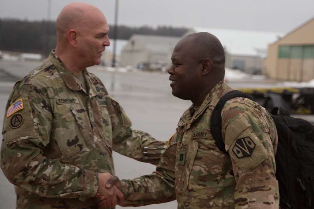 Mass. soldiers deploy to Kuwait