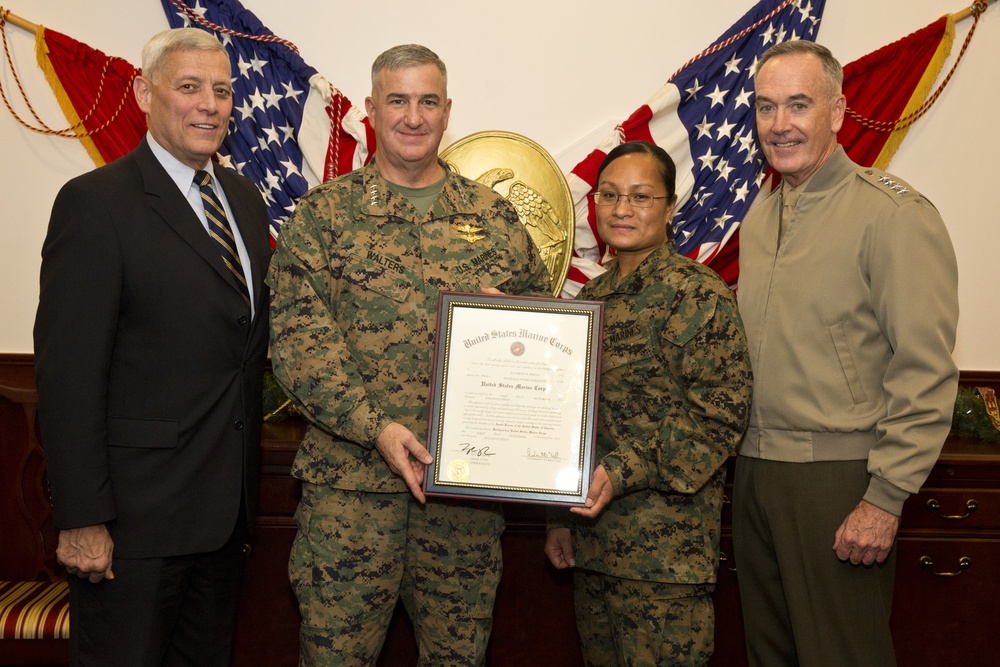 Master Sergeant Brazil Promotion Ceremony