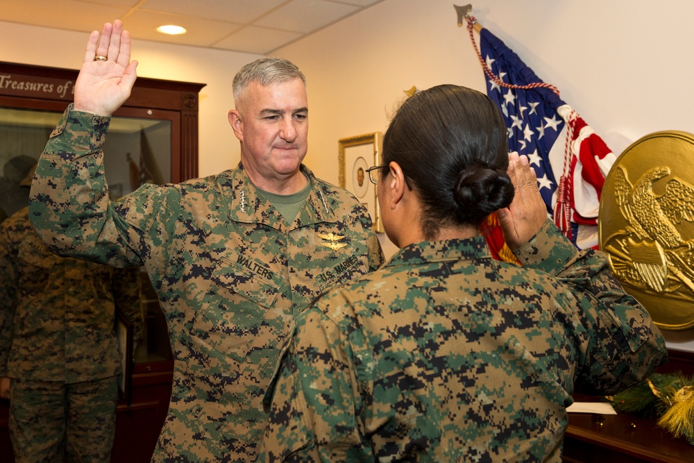 Master Sergeant Brazil Promotion Ceremony