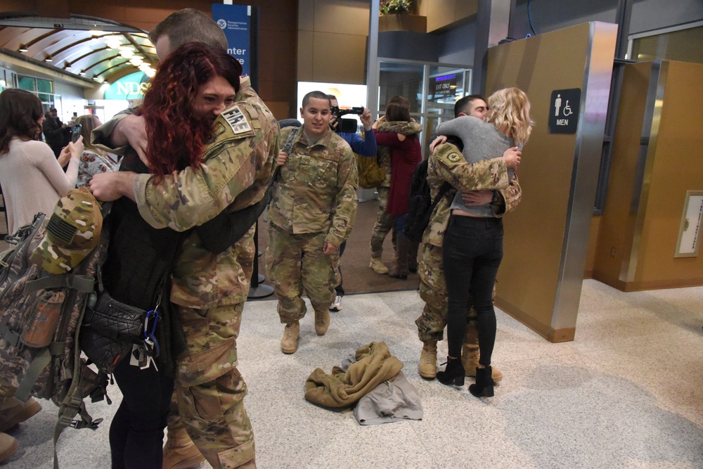 Seven 119th Wing fire fighters return from deployment