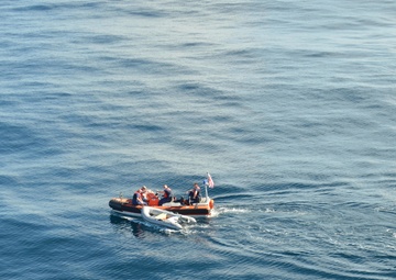 Coast Guard, locals respond to boat fire in San Pedro Channel