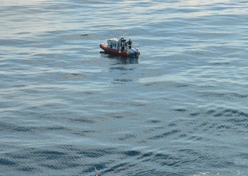 Coast Guard, locals respond to boat fire in San Pedro Channel