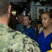 USS Key West Takes Families underway