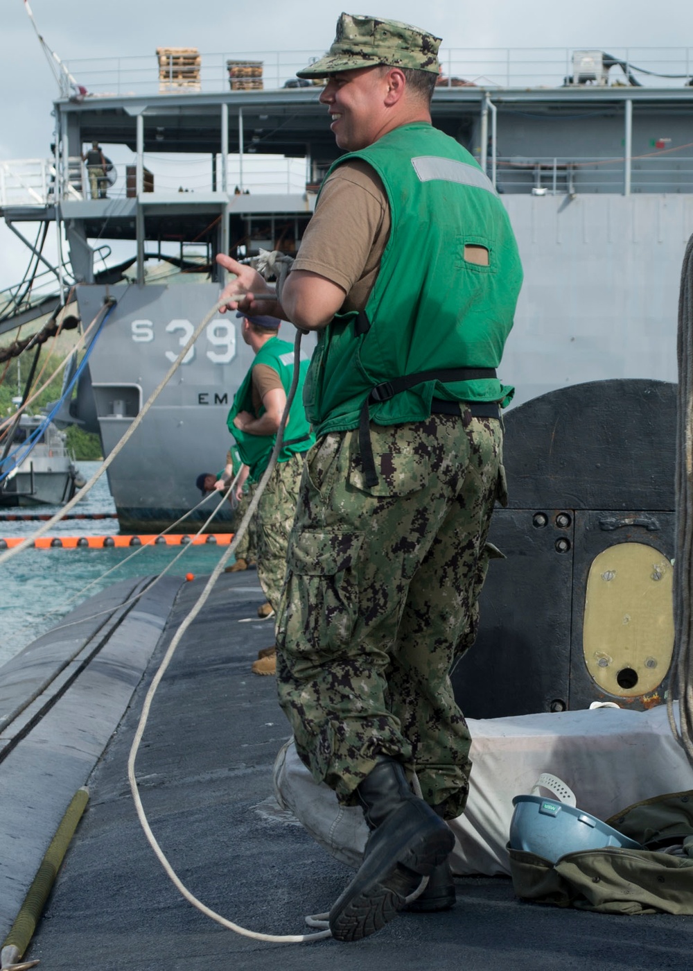 USS Key West Takes Families Underway