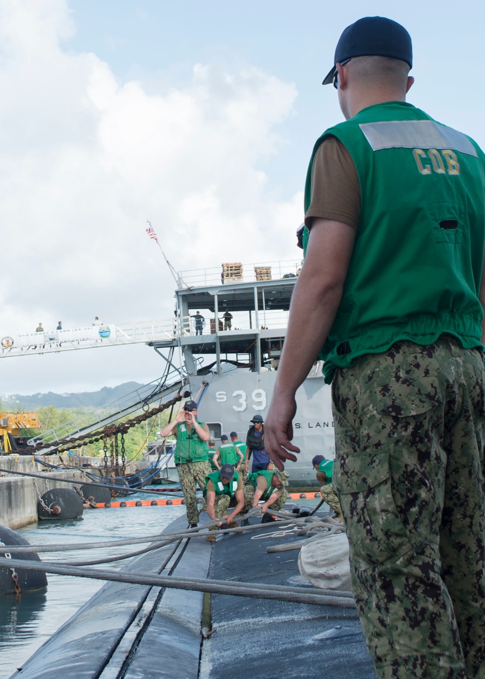 USS Key West Takes Families Underway