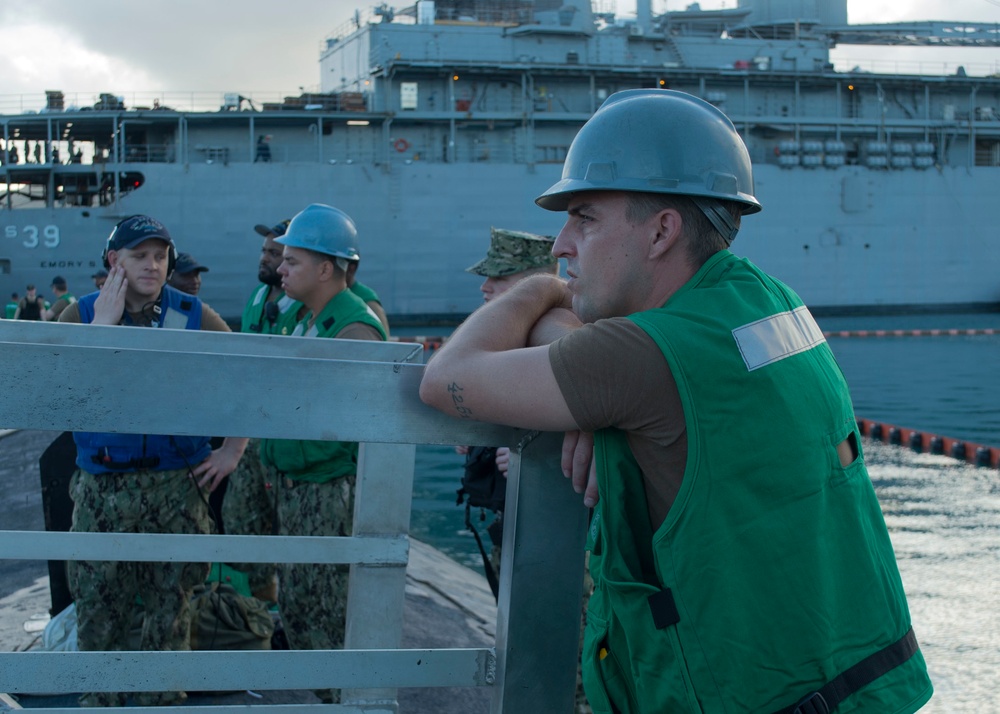 USS Key West Takes Families Underway