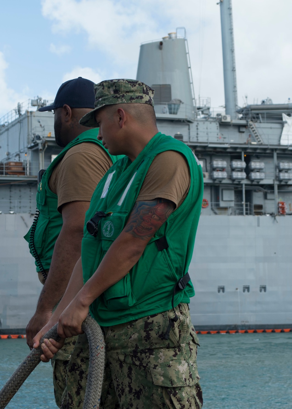 USS Key West Takes Families Underway