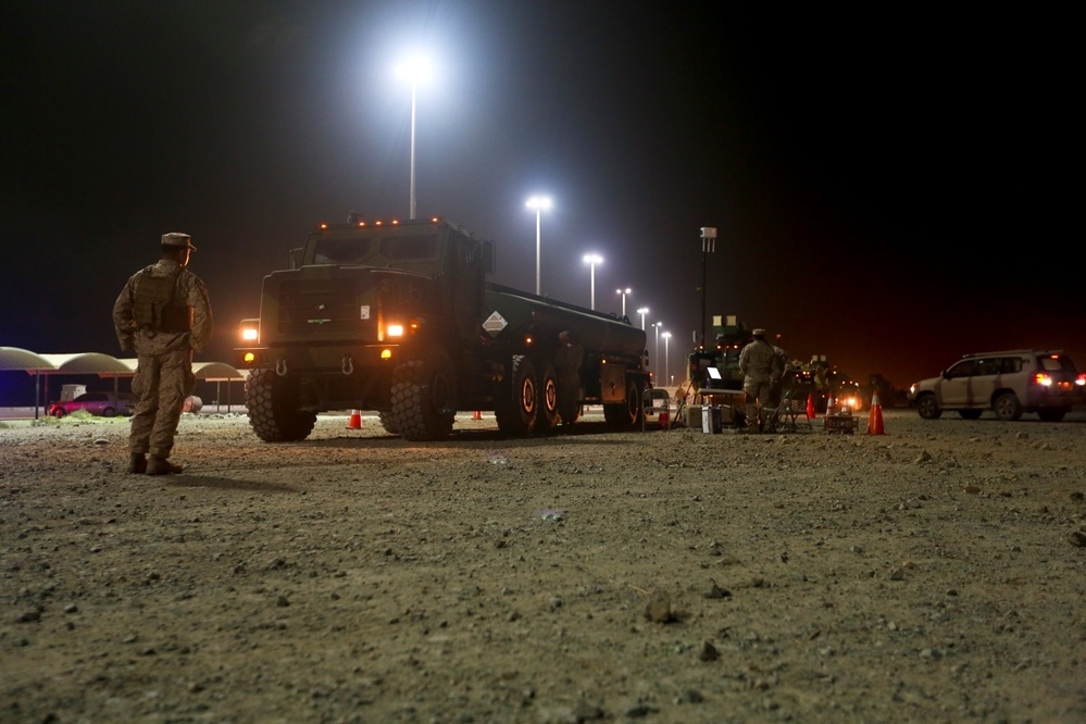 SPMAGTF-Native Fury conducts convoy operations