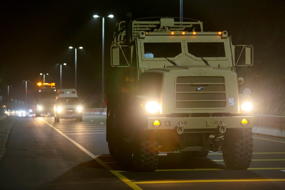 SPMAGTF-Native Fury conducts convoy operations