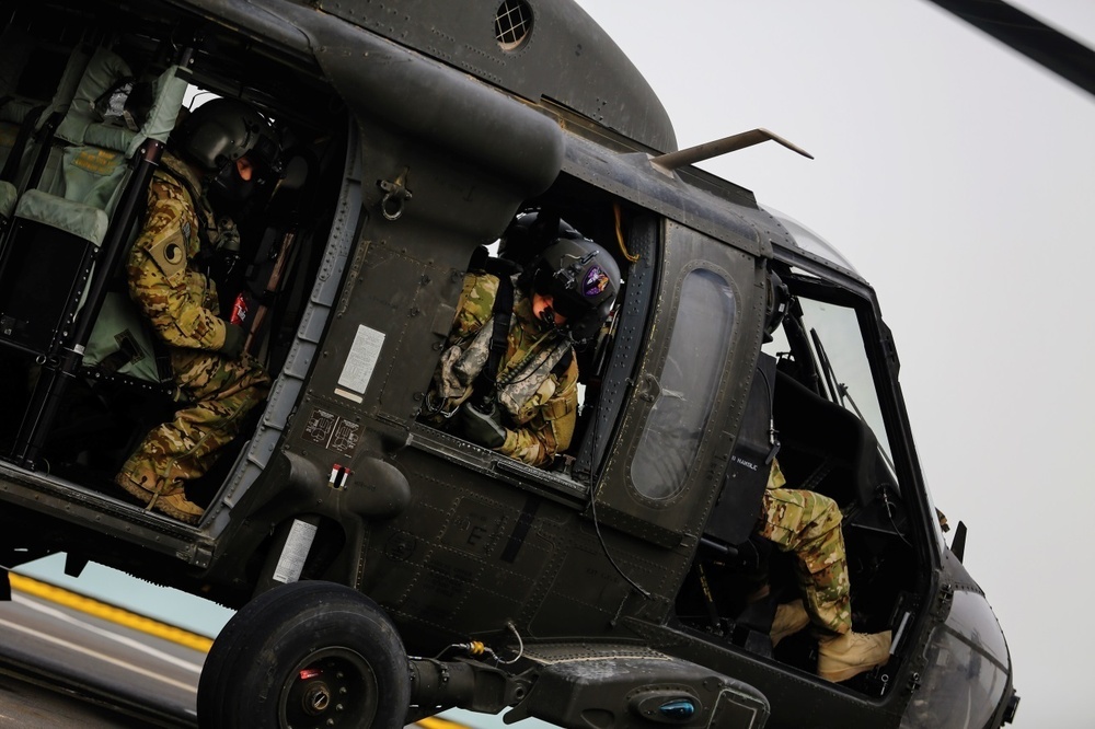 U.S. Army UH-60’s Land Aboard French LHD Tonnerre