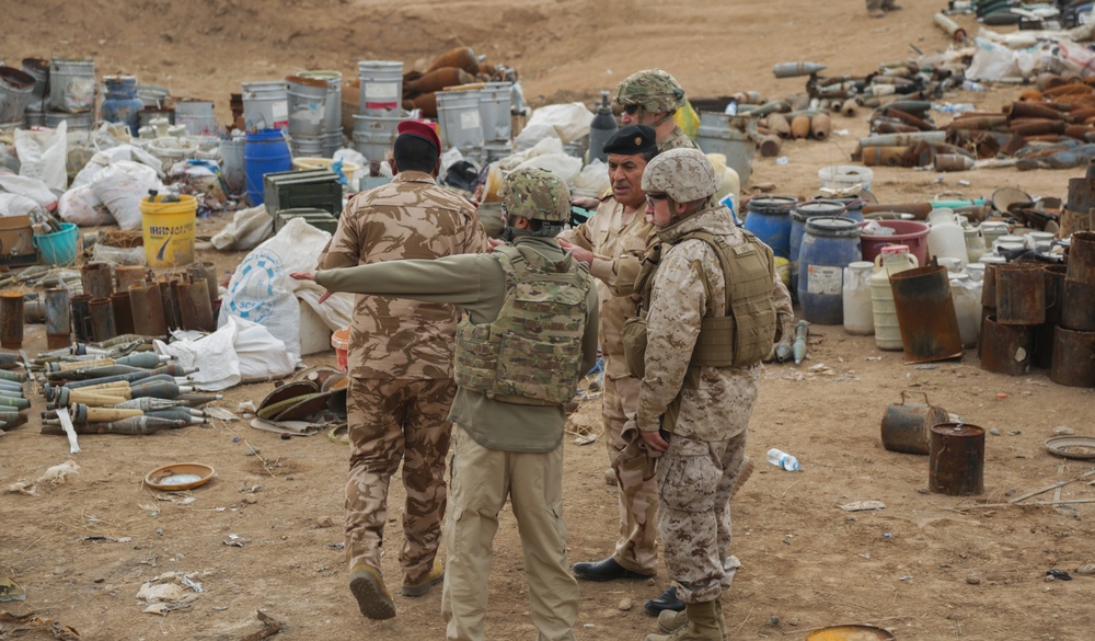 Iraqi Security Force Unexploded Ordinance Site