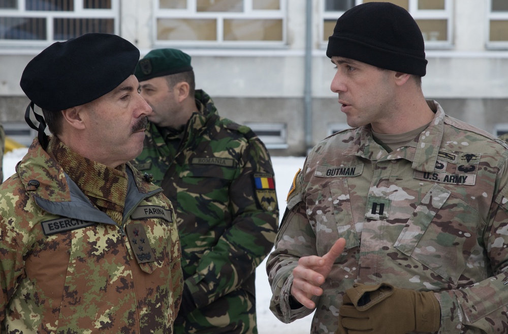 NATO JFC Commander visits Battle Group Poland