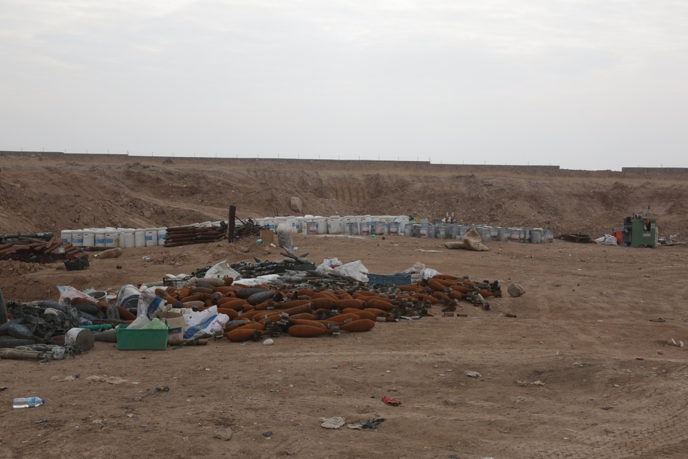 Iraqi Security Force Unexploded Ordinance Site