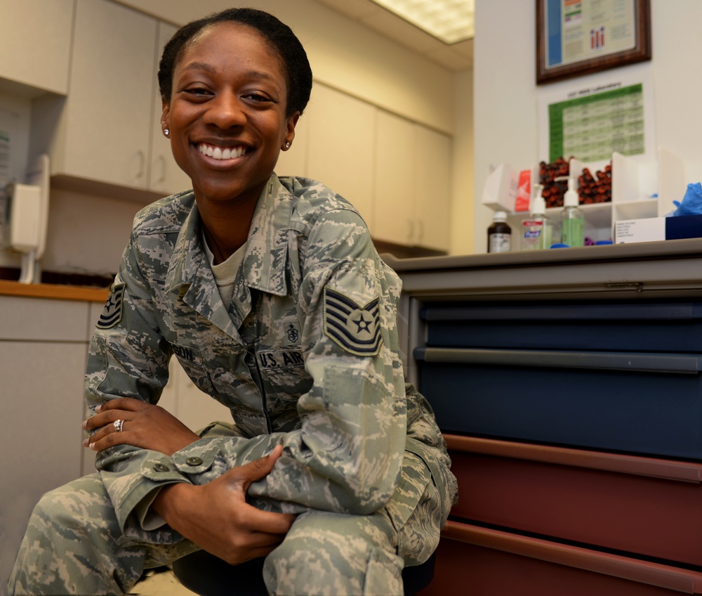 Sampson steps up to technical sergeant
