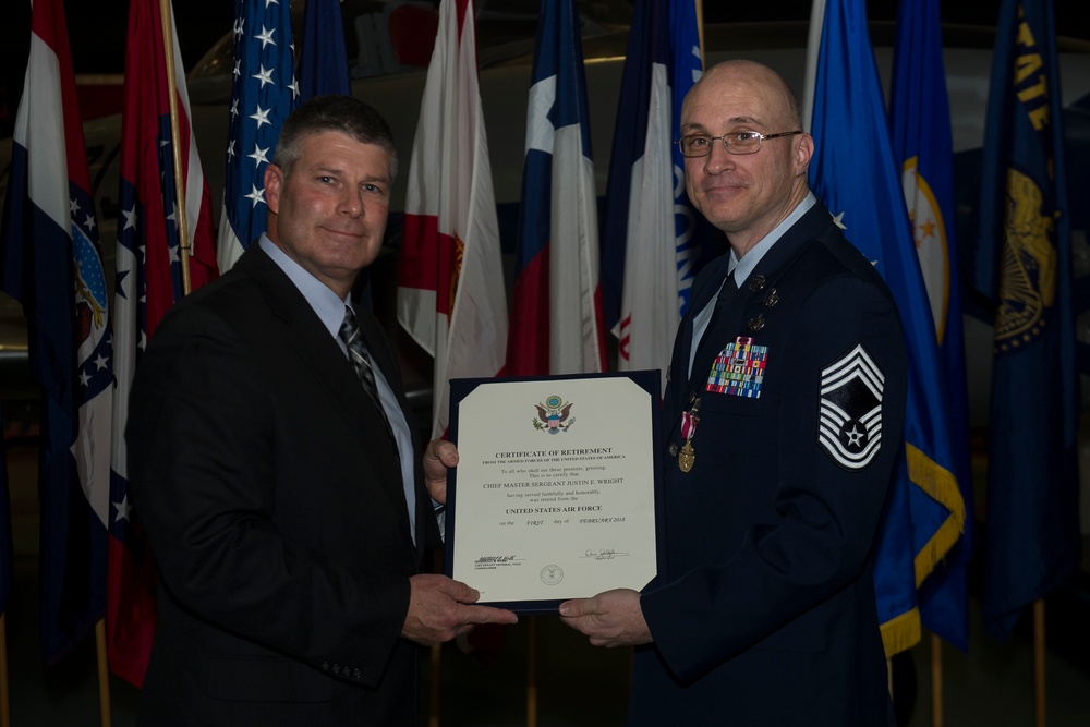 CMSgt retires after serving 26 years