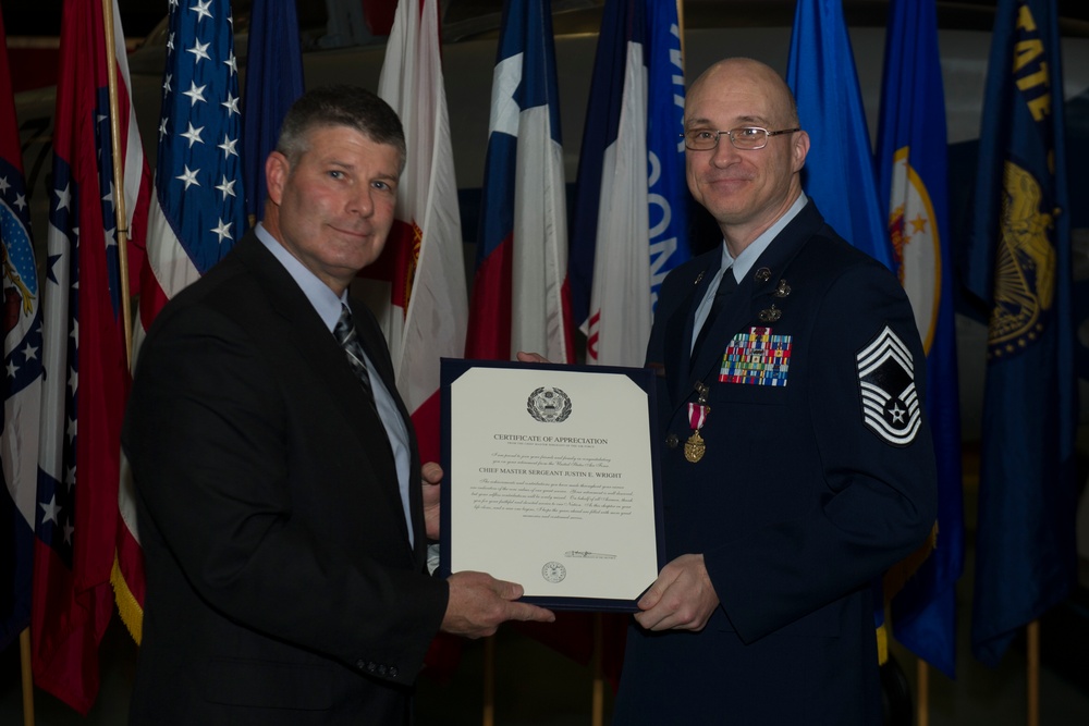 CMSgt retires after serving 26 years