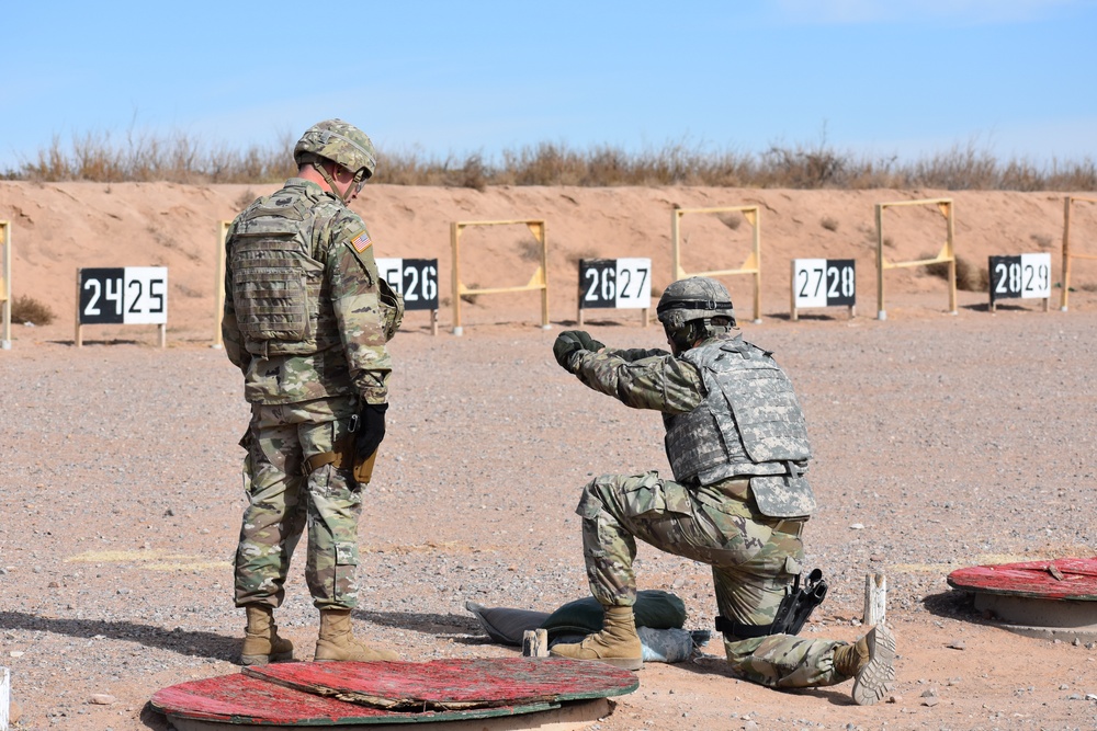 M9 time: 2-13 Cav qualifies on pistol