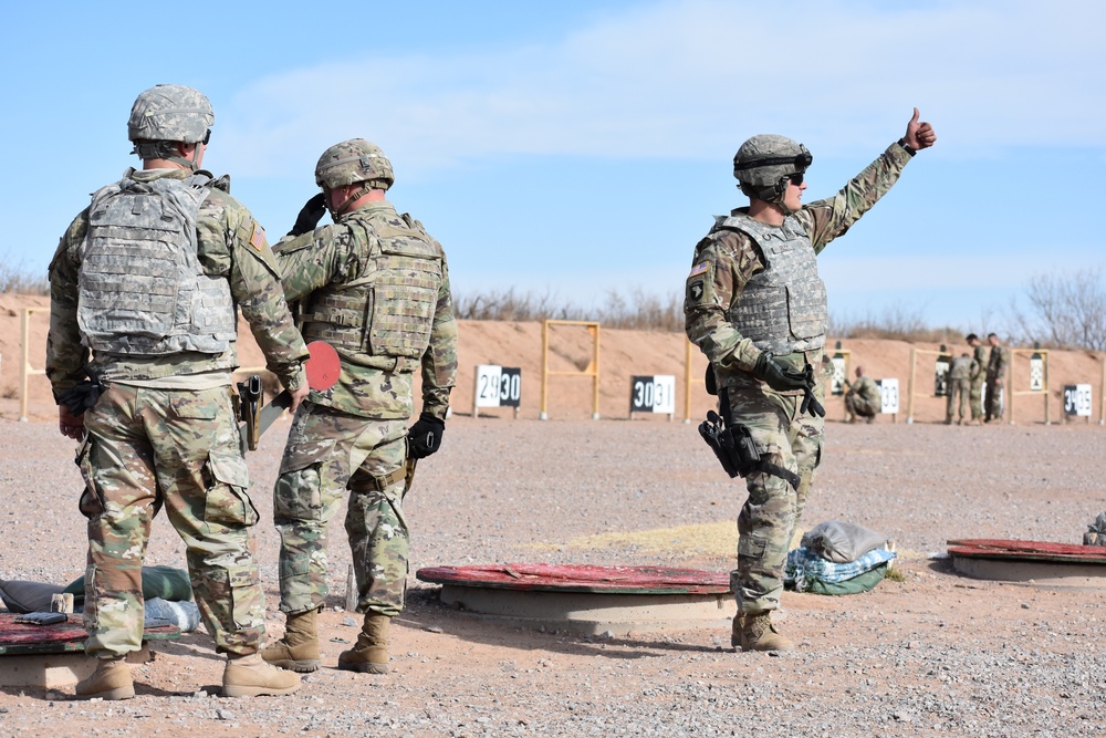 M9 time: 2-13 Cav qualifies on pistol