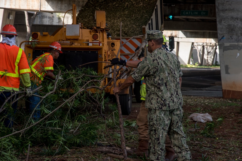 Hawaii servicemembers launch large scale clean-up