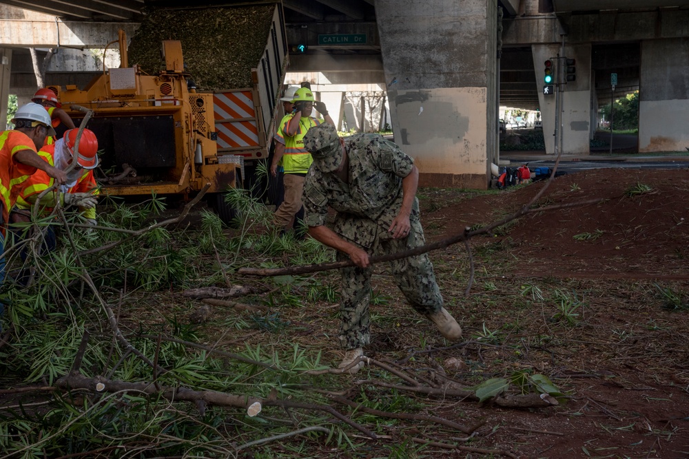 Hawaii servicemembers launch large scale clean-up