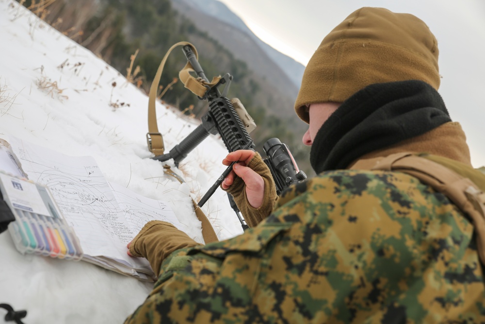 Reserve Marines test their limits in exercise Nordic Frost 18