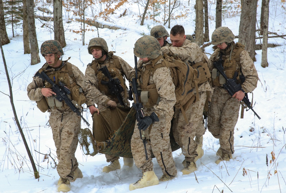 Reserve Marines test their limits in exercise Nordic Frost 18