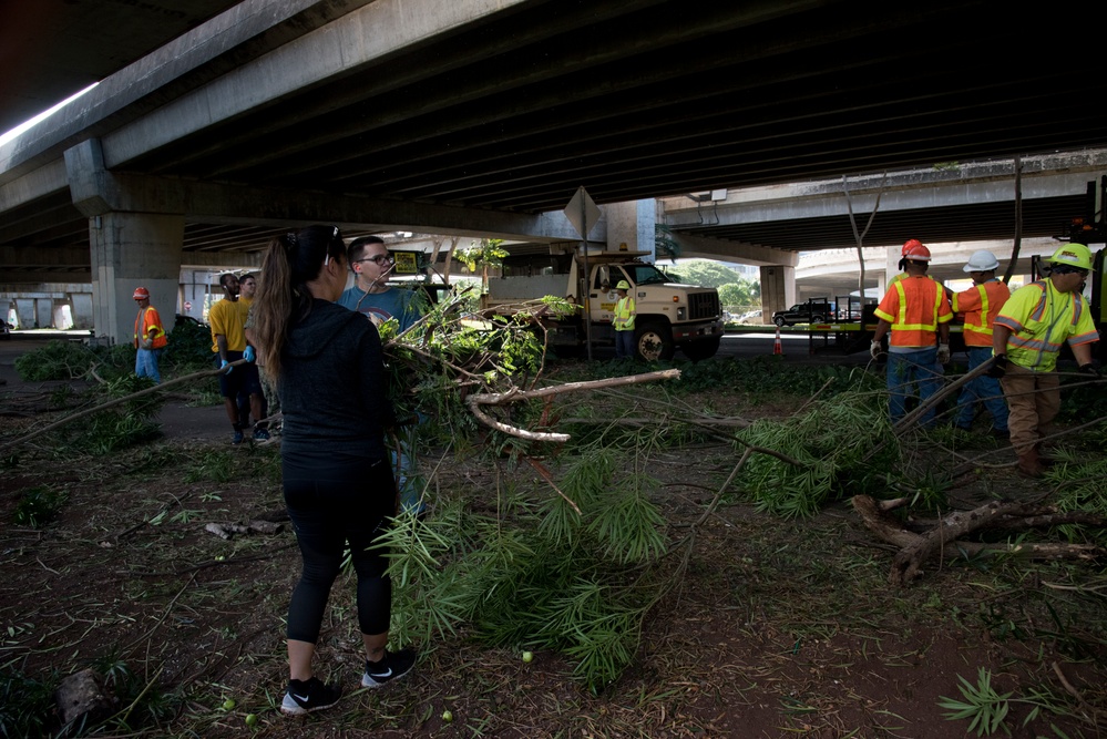 Hawaii servicemembers launch large scale clean-up