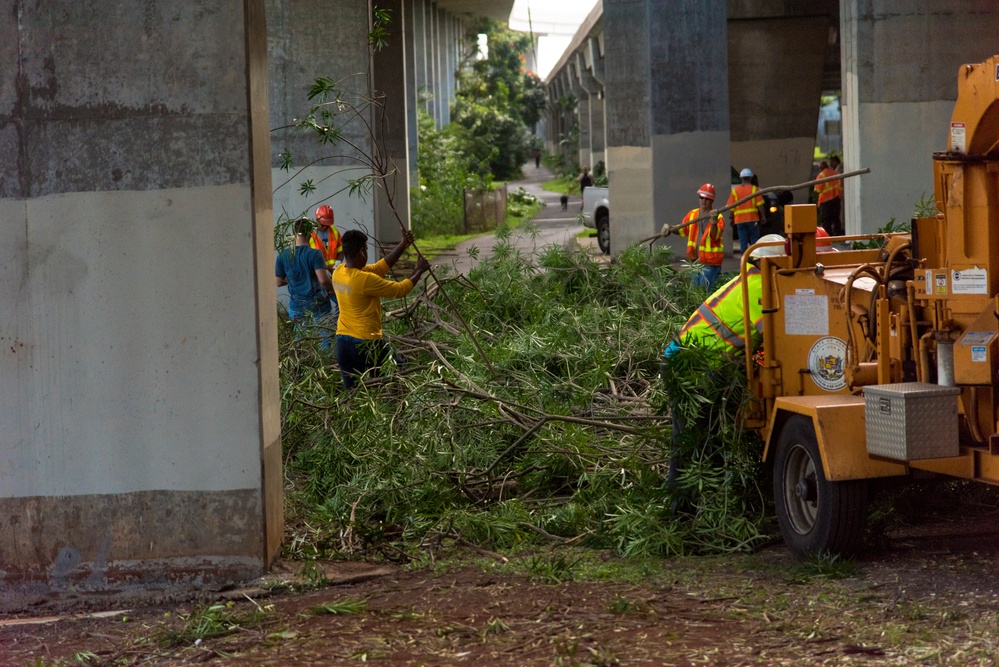 Hawaii servicemembers launch large scale clean-up