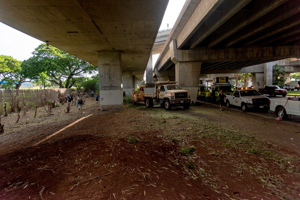 Hawaii servicemembers launch large scale clean-up