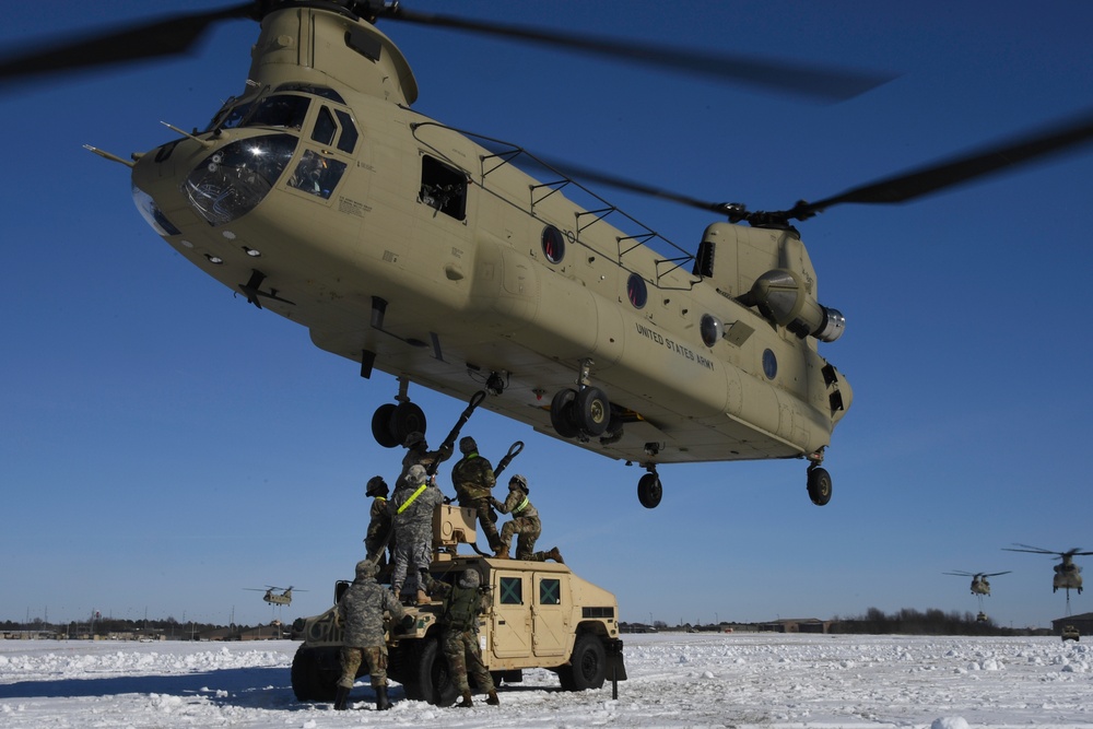 101st conducts snowy air assault trainin