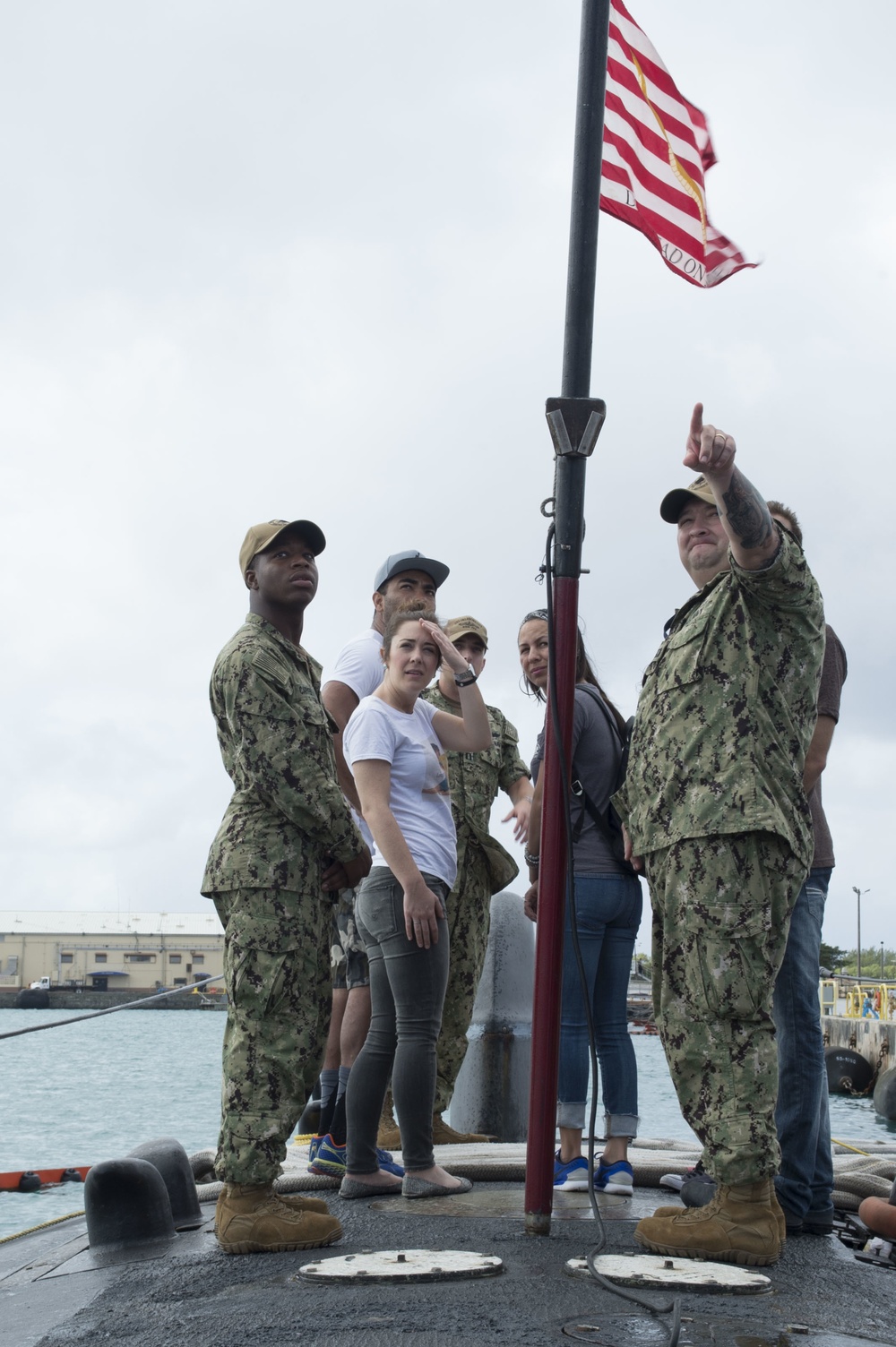 Comedian Anjelah Johnson Tours Submarine