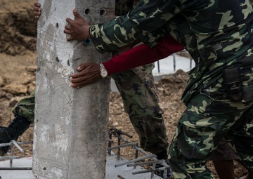 Cobra Gold 18: Thailand, US kickoff Cobra Gold construction projects with pillar raising ceremonies