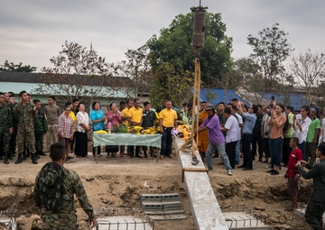 Cobra Gold 18: Thailand, US kickoff Cobra Gold construction projects with pillar raising ceremonies