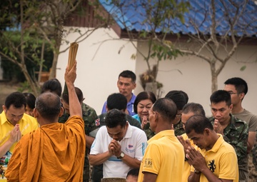 Cobra Gold 18: Thailand, US kickoff Cobra Gold construction projects with pillar raising ceremonies