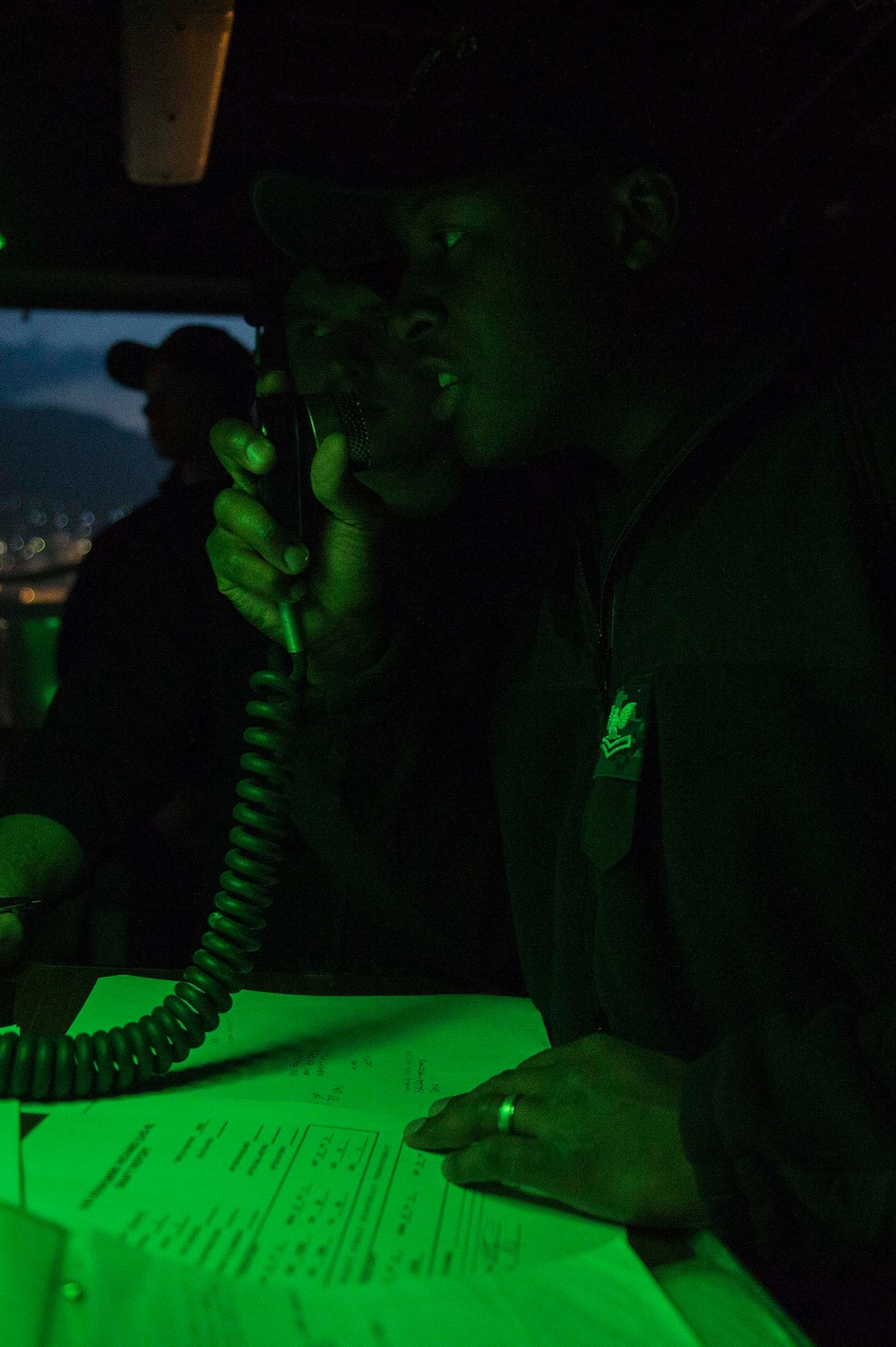 USS Bonhomme Richard (LHD 6) departs Sasebo