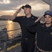 USS Bonhomme Richard (LHD 6) departs Sasebo