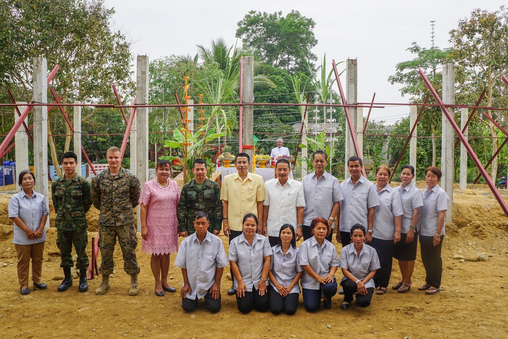 Cobra Gold 18: Thailand, US kickoff Cobra Gold construction projects with pillar raising ceremonies