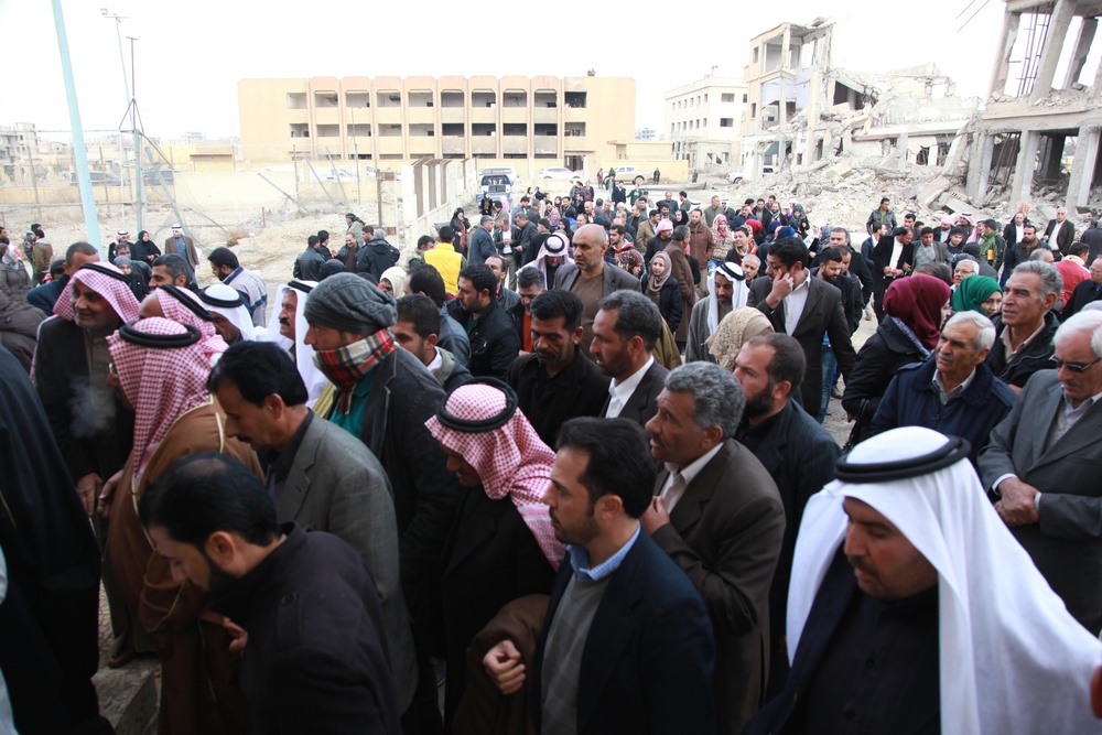 Citizens of Raqqah Syria Conduct a Local Election