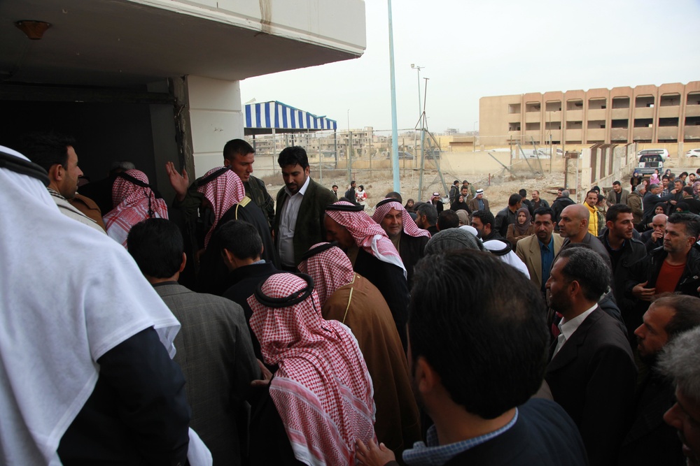 Citizens of Raqqah Syria Conduct a Local Election