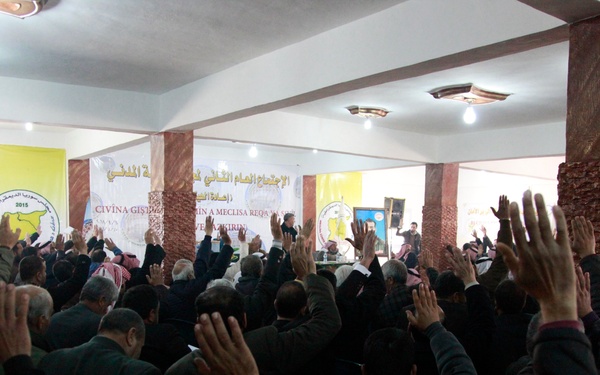 Citizens of Raqqah Syria Conduct a Local Election