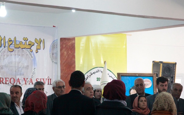 Citizens of Raqqah Syria Conduct a Local Election