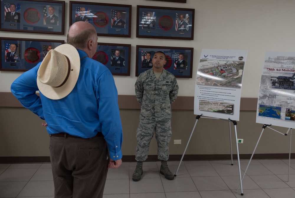 Secretary of the Air Force Heather Wilson visits Andersen Air Force Base
