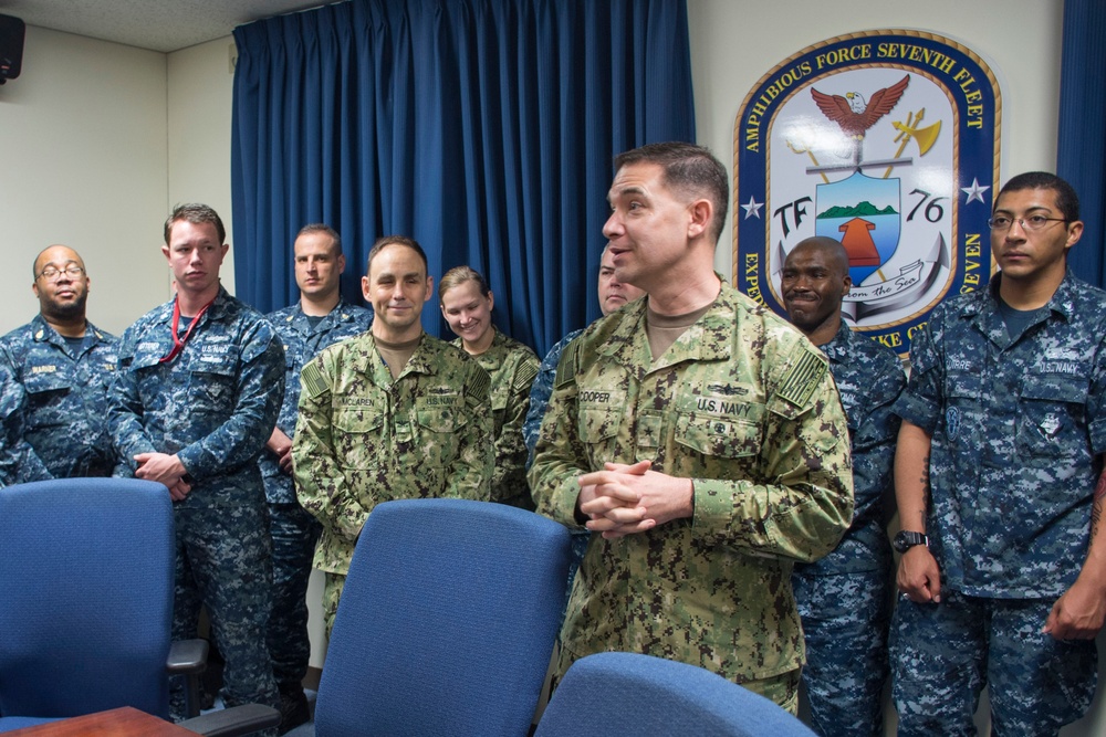 CTF 76 Welcomes New Commander