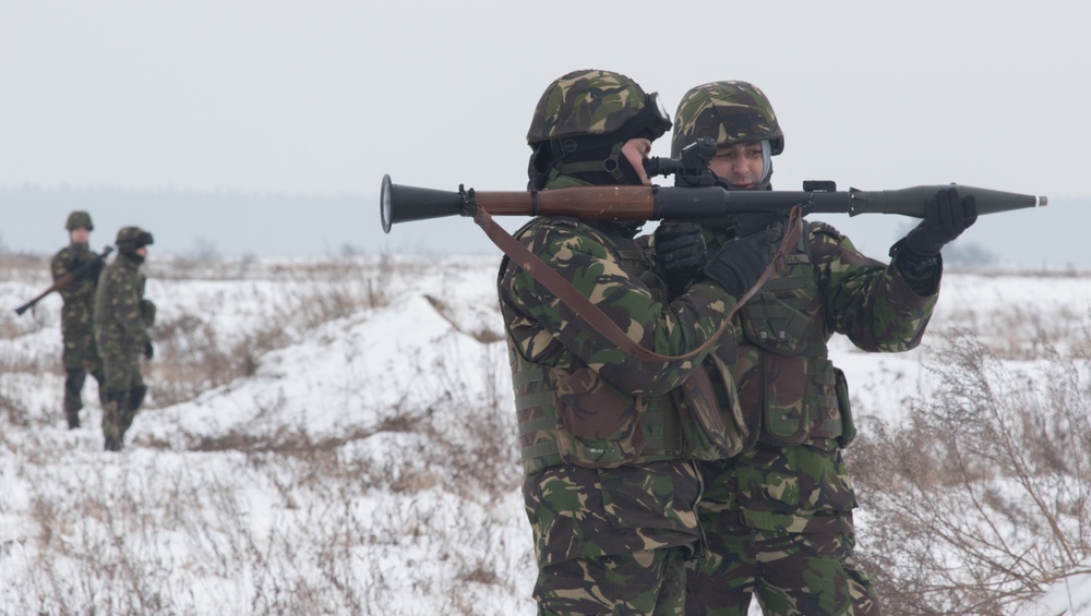 Romanian, US Soldier fire RPGs and ADA cannons