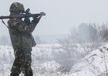 Romanian, US Soldier fire RPGs and ADA cannons
