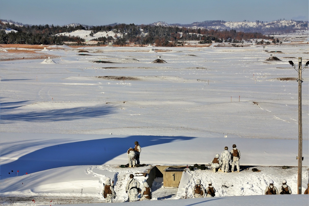 Ullr Shield 2018: Marines complete winter training with M2 .50-caliber machine gun at Fort McCoy